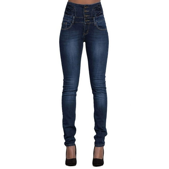 LilyLLL Women Pencil Stretch Casual Denim Skinny Jeans Pants High Waist Jeans