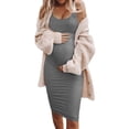 thumbnail image 1 of LilyLLL Women's Pregnants Sleeveless Bodycon Maternity Dress, 1 of 2