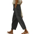 thumbnail image 1 of LilyLLL Womens Drawstring Elastic Waist Straight Leg Baggy Lounge Casual Pants, 1 of 2