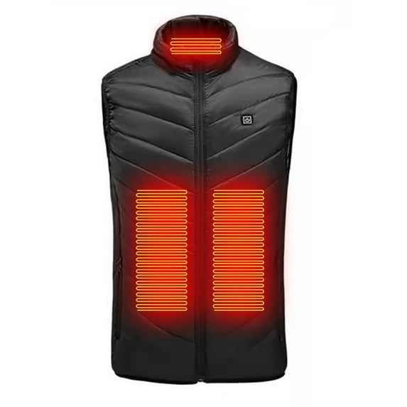 LilyLLL Womens Electric USB Heated Vest Jacket Warm Up Heating Padded Body Warmer Waistcoat