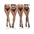 thumbnail image 1 of LilyLLL Womens Fishnet Mesh Sheer Reinforced Toe Tights Pantyhose, 1 of 3