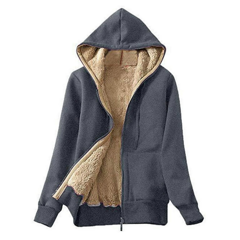 Fur lined sweatshirt womens sale