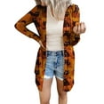 thumbnail image 1 of LilyLLL Womens Halloween Long Sleeve Cardigan Shirt Tops Funny Printed Jacket Coat, 1 of 2