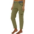 thumbnail image 1 of LilyLLL Womens High Waist Combat Cargo Trousers Casual Pull On Jogger Trousers, 1 of 4