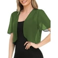 thumbnail image 1 of LilyLLL Womens Lightweight Cover-up Tops Chiffon Sheer Cardigan Jacket, 1 of 2