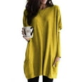 thumbnail image 1 of LilyLLL Plus Size Womens Solid Color Long Sleeve Blouse Tunic Tops Loose Pullover Blouse Tops, 1 of 2