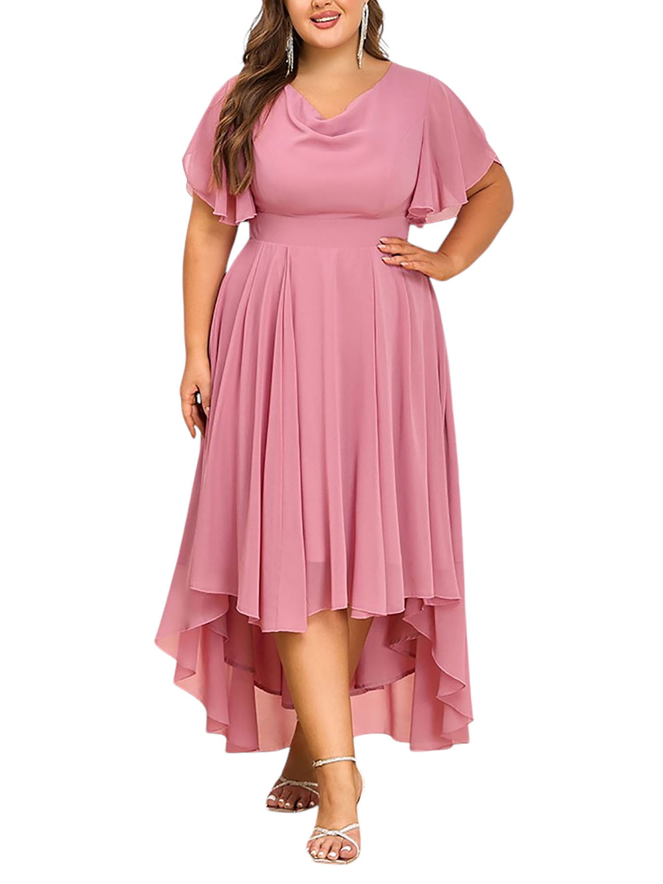 LilyLLL Womens Plus Size Formal Dress Evening Party Wedding Guest Chiffon Bridesmaid Gown - Walmart.com LilyLLL Womens Plus Size Formal Dress Evening Party Wedding Guest Chiffon Bridesmaid Gown - Walmart.com