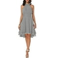 thumbnail image 1 of LilyLLL Womens Sexy Halter Chiffon Mini Dress Evening Cocktail Party Formal Dresses, 1 of 5