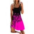 thumbnail image 1 of LilyLLL Womens Sleeveless Floral Sundress Summer Casual Swing Mini Dress, 1 of 2