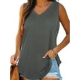 thumbnail image 1 of LilyLLL Womens Solid Color Tank Tops Summer Basic Sleeveless T Shirt, 1 of 3
