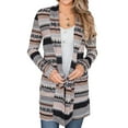 thumbnail image 1 of LilyLLL Womens Spring Long Sleeve Open Front Cardigan Tops Floral Print Jacket Coat, 1 of 2