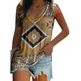 thumbnail image 1 of LilyLLL Womens Summer Holiday Floral Sleeveless Tank Blouse Shirt Tops, 1 of 2