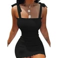 thumbnail image 1 of LilyLLL Womens Summer Sundress Sleeveless Bandeau Bodycon Mini Dress, 1 of 2