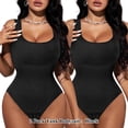 thumbnail image 1 of LilyLLL Womens Waist Trainer Shapewear Crotchless Thong Bodysuits Tummy Control Butt Lifter Body Shaper, 1 of 2