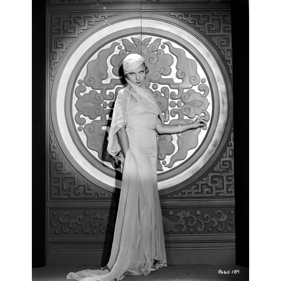 Lilyan Tashman Posed in Long Gown and Cap Photo Print (8 x 10)