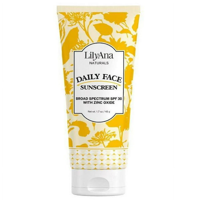 Lilyana Naturals Daily Face Sunscreen, SPF 30 with Zinc Oxide, 1.7 oz