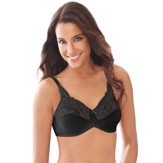 Lilyette® By Bali® Minimizer® Underwire Bra Black 42DDD Women's
