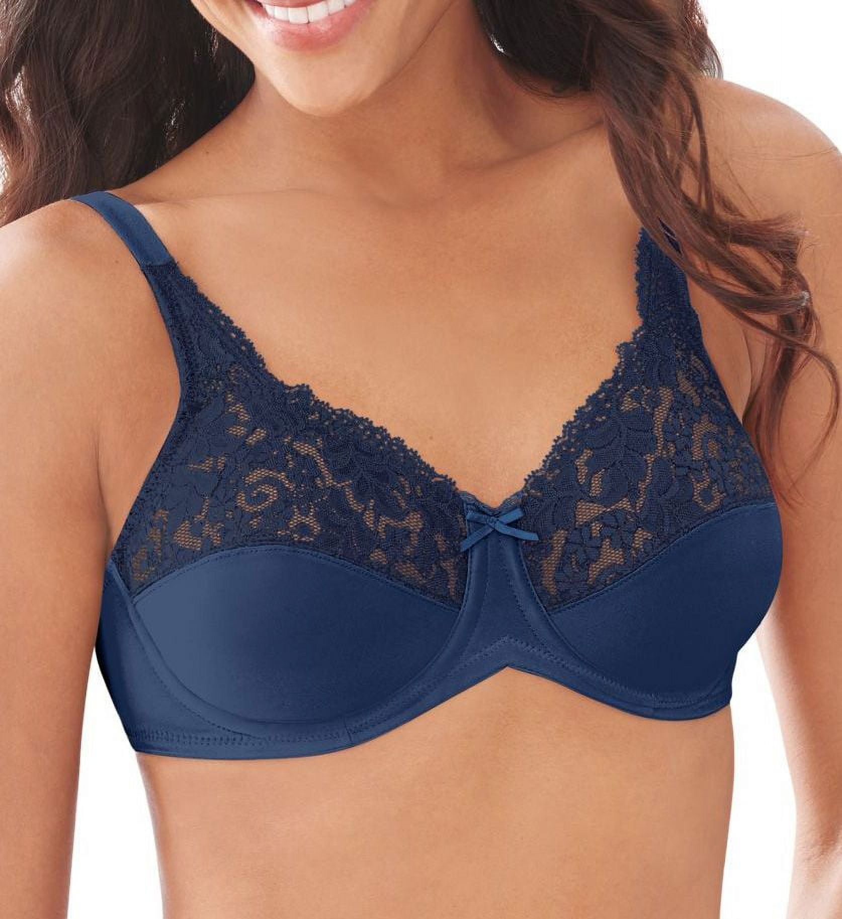 Buy Bali Lilyette Minimizer Bra, Lacey Underwire Bra with Full-Coverage &  Natural Support, Underwire Bra for Everyday Wear Online at desertcartINDIA