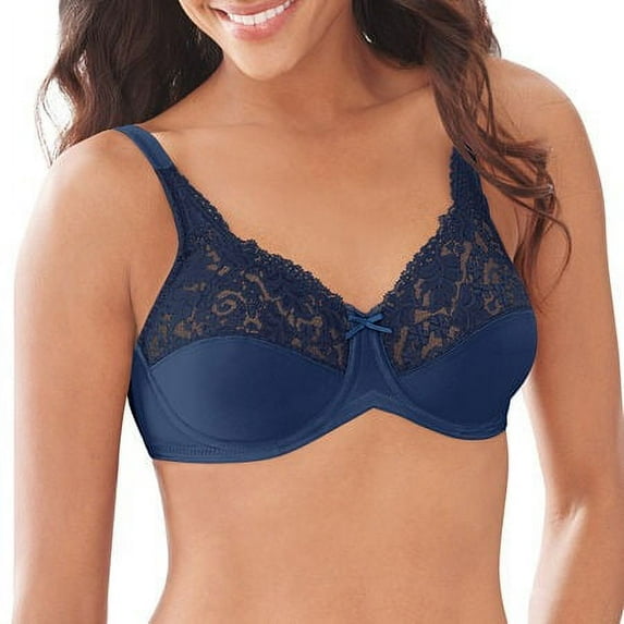 Lilyette By Bali Minimizer Underwire Bra Womens Full Coverage Seamless LY0428