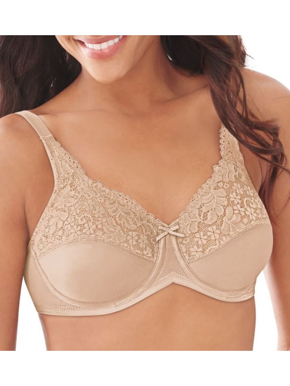 Lilyette By Bali Minimizer Underwire Bra Womens Full Coverage Seamless LY0428