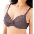 thumbnail image 1 of Lilyette Enchantment Lace Underwire Minimizer Bra, Rum Raisin, 34DD, 1 of 2