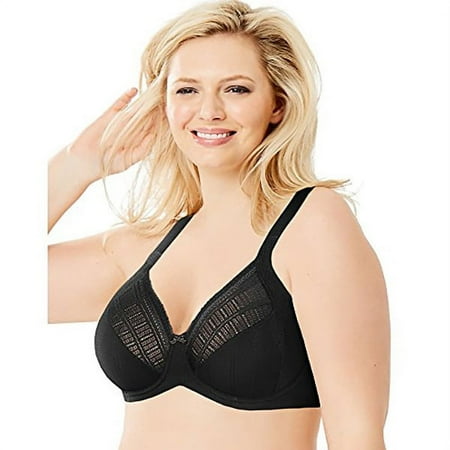 Lilyette Women's Enchantment Three-Section Unlined Minimizer Underwire Bra - LY0434