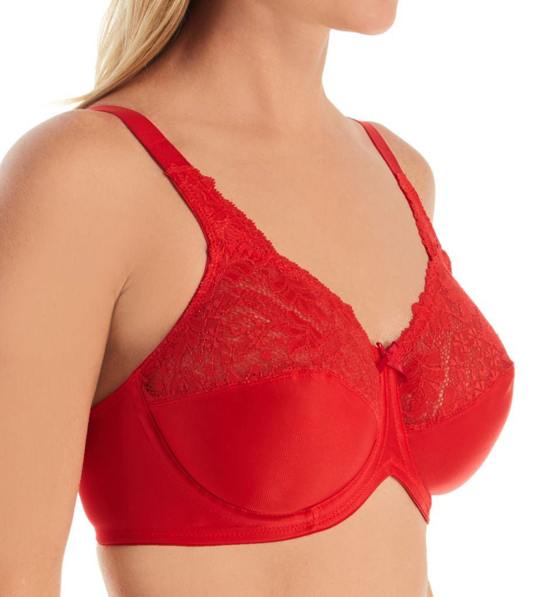 Lilyette by Bali Womens Tailored Minimizer Bra with Lace Trim -  Best-Seller, 36 