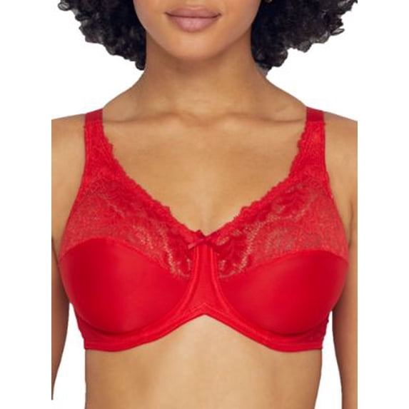 Lilyette Womens Comfort Lace Minimizer Bra Style-428