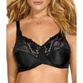 thumbnail image 1 of Women's Bali 0428 Lilyette Comfort Lace Minimizer Bra (Black 44DDD), 1 of 2