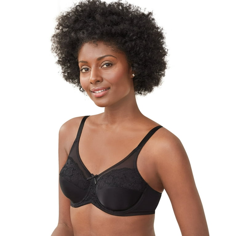 Lilyette® by Bali® Ultimate Smoothing Minimizer® Underwire Bra Black 36G  Women's 