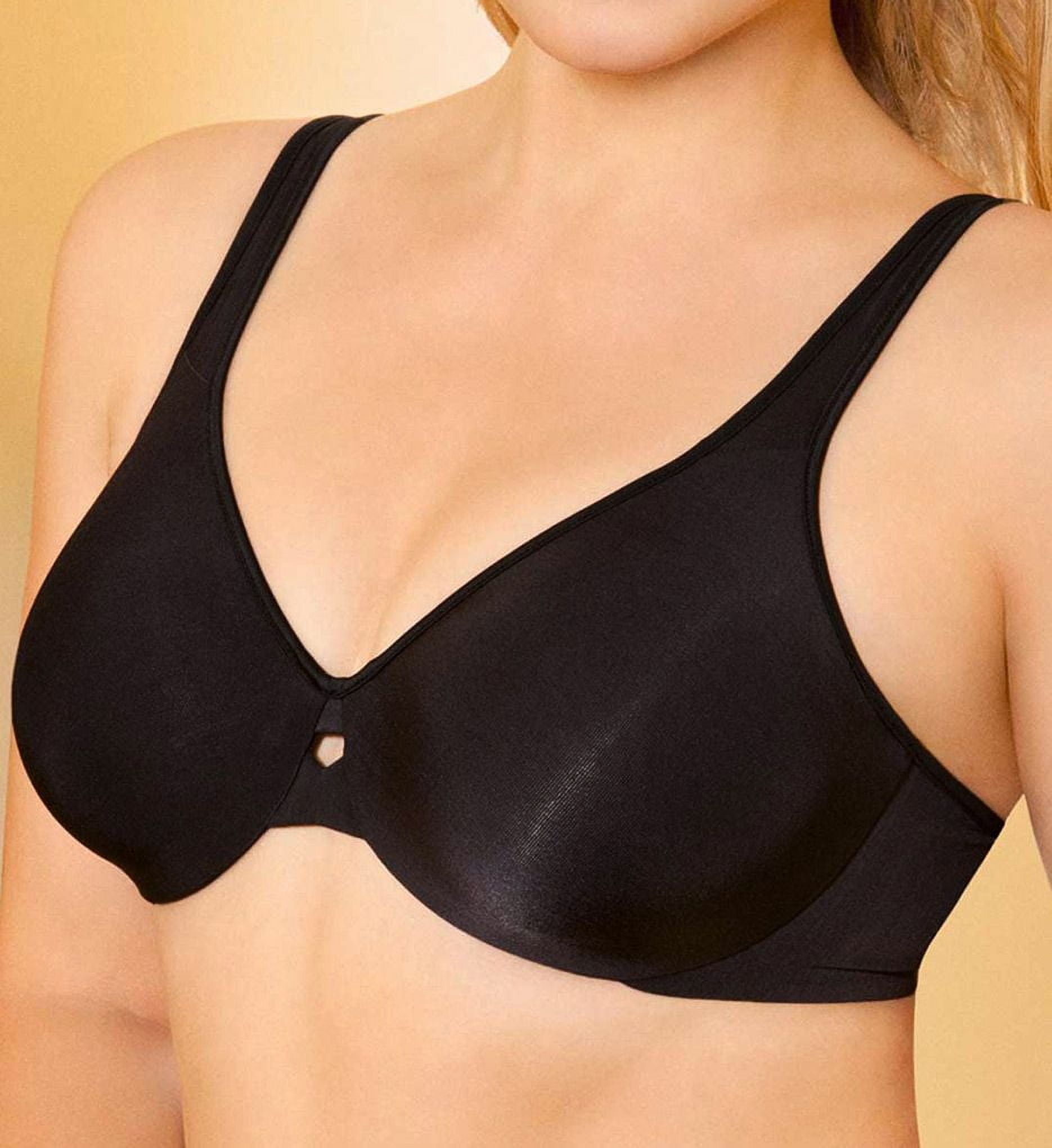 Lilyette by Bali Women's Plunge Into Comfort Keyhole Minimizer Bra - LY0904