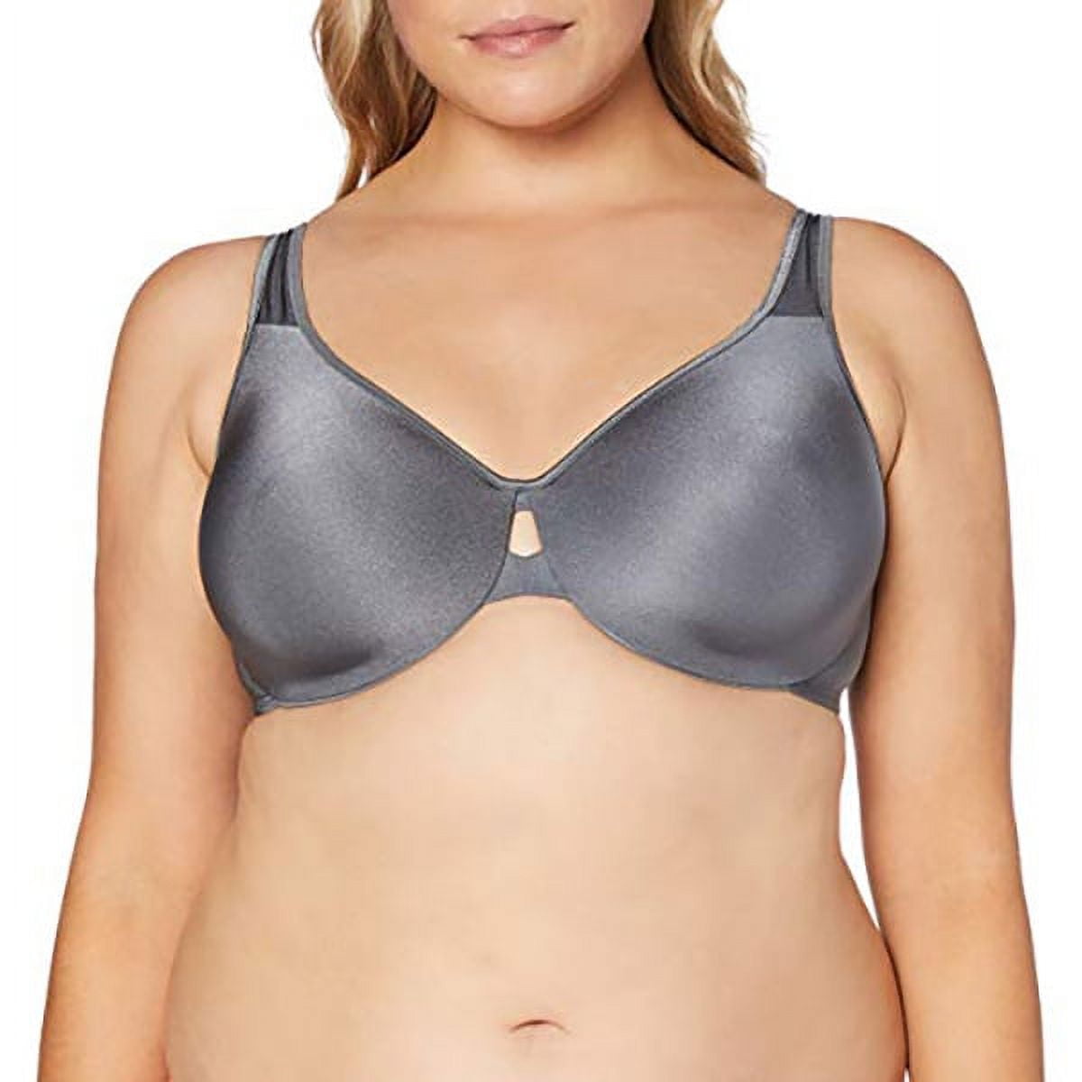 Lilyette by Bali Women's Plunge Into Comfort Keyhole Minimizer Bra