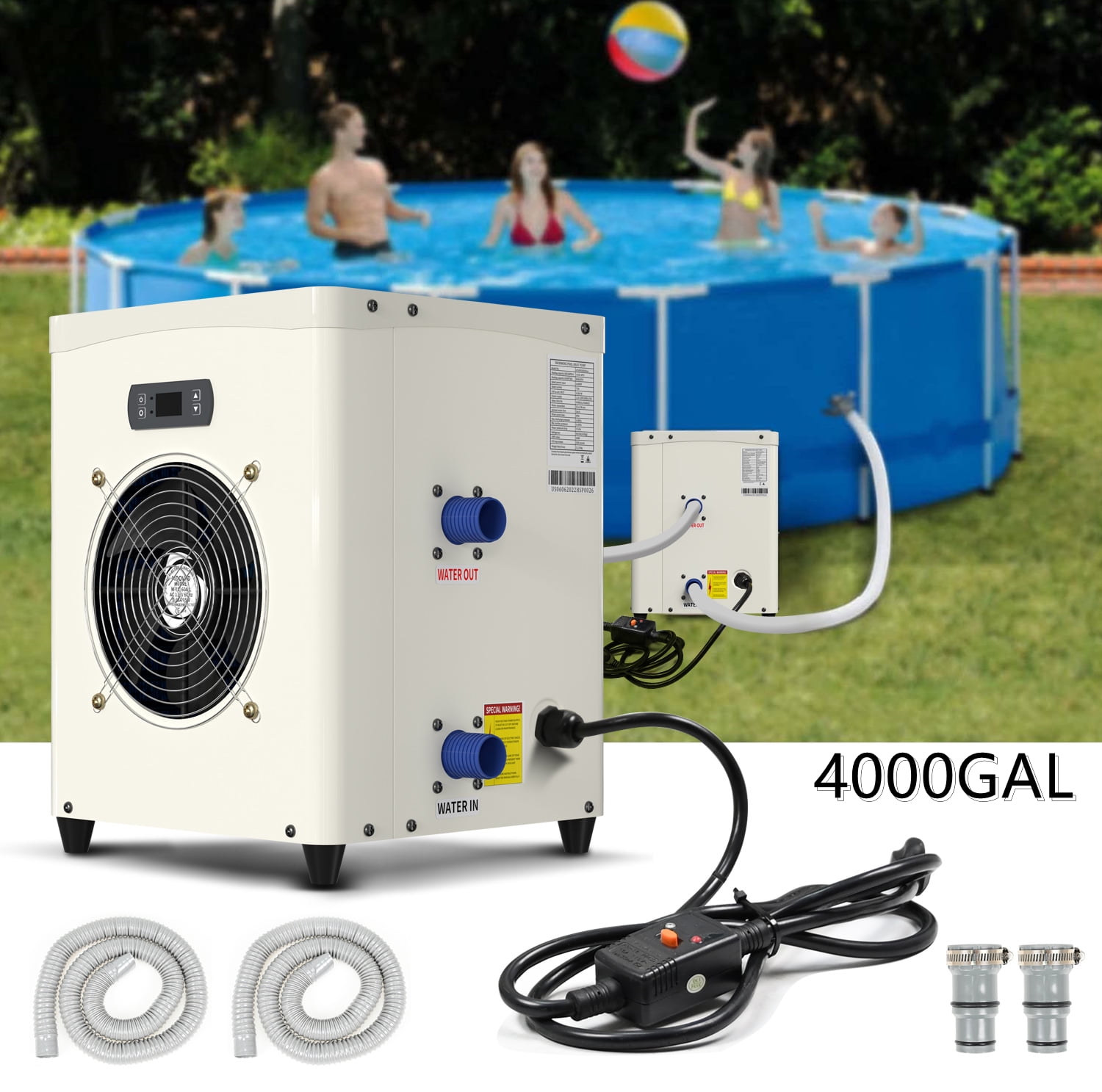 Lilypelle 14331BTU Electric Pool Heaters for 4000GAL Above Ground Pools