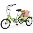 thumbnail image 1 of Lilypelle 16 inch Tricycle Kids Trikes for Beginner Riders, Single Speed 3 Wheel Bikes for Boys Girls, Low Step Through Three-Wheeled Bicycles with Rear Basket, 1 of 7