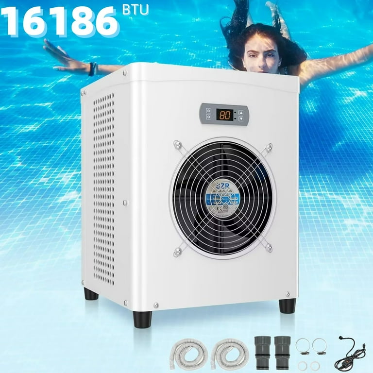 Chiller Small Heat Pump For Pool Lilypelle 16186 BTU Electric Pool