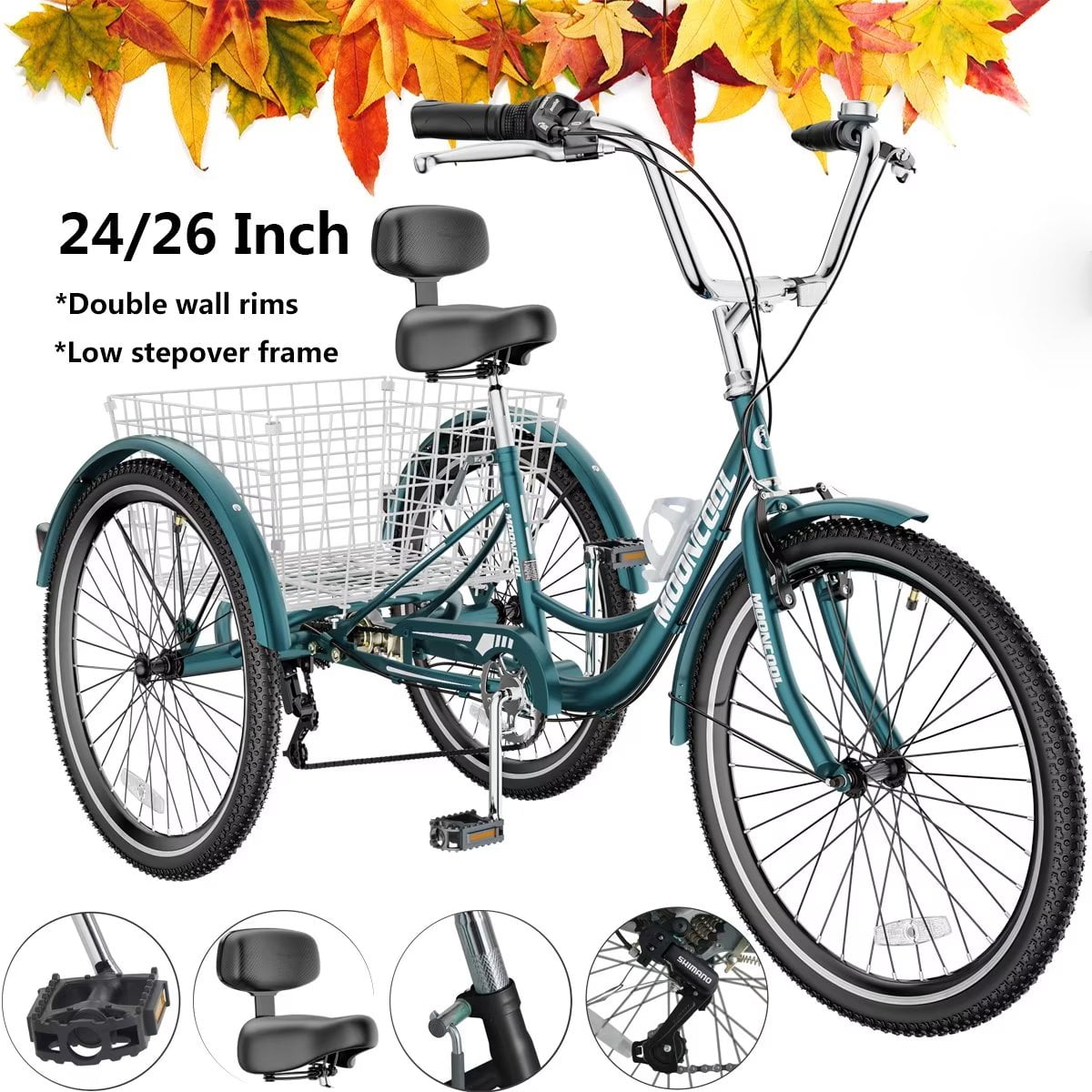 Shimano tricycle 2024