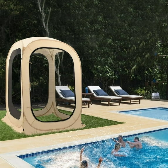 Lilypelle 4.3' x 4.3' Instant Screen House, Transparent