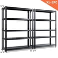 thumbnail image 1 of Lilypelle 5-Tier Storage Shelves, 94" W x 16.2" D x 72" H Heavy Duty Garage Shelving,Metal Shelves for Storage,4500lbs Capacity, 1 of 16