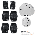 thumbnail image 1 of Lilypelle 6 Pack Knee Elbow Pads & Multi-Sport Helmet for Kids ，Youth Children Guards Protective Gear Pad Set for Roller Skates Cycling Skateboard Inline Skating's Scooter Riding Sports, 1 of 5