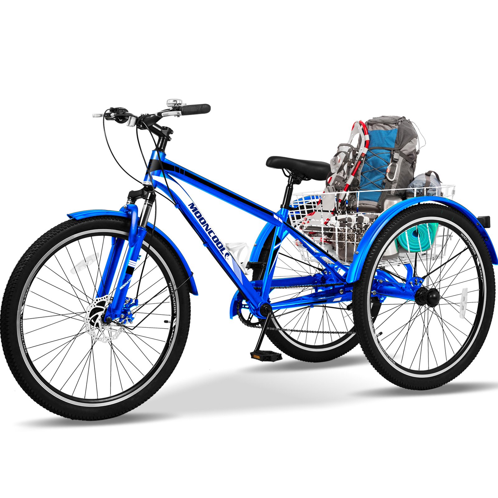 blue adult bike