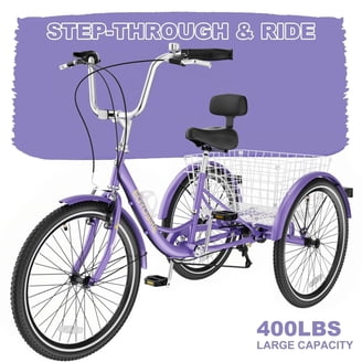 FICISOG 7 Speed Adult Tricycle for Seniors, 20/24/26 Inch Adult Trike ...