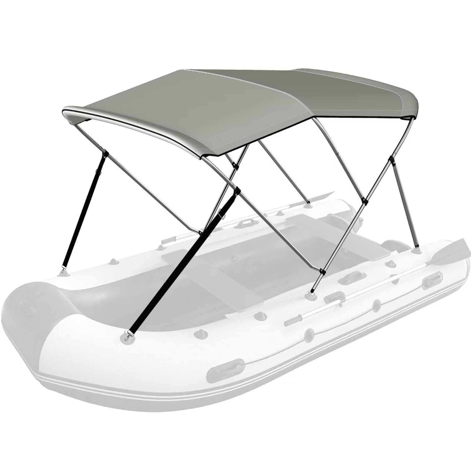 Lilypelle Bimini Tops for Boat 3 Bow Portable Foldable Bimini Top