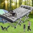 thumbnail image 1 of Lilypelle Camping Cot,Portable Folding Outdoor Bed with Carry Bag for Adults Kids, Heavy Duty Cot for Traveling Gear Supplier,Beach Vocation,Upgrade Stripe, 1 of 7
