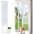 thumbnail image 1 of Lilypelle Dog Door for Sliding Glass Door, 68.9''-74.8'' Adjustable Sliding Glass Door for Small Dog & Cat Door, 1 of 9