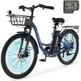 thumbnail image 1 of Lilypelle Electric Bike for Women Adults, 700W Peak Power, 40 Miles Electric Cruiser Bike with 36V 10.4Ah Battery, 7-Speed Electric Bicycle, 26" Tires and Front Fork Suspension, 1 of 7