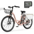 thumbnail image 1 of Lilypelle Electric Bike for Unisex Adults,24/26" 7-Speed Step Thru Electric Bicycle ,36V,20MPH, 1 of 14