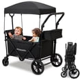 thumbnail image 1 of Lilypelle 200 lbs Capacity 2 Seater Kids Wagon with UV-Protection Canopy, 1 of 7
