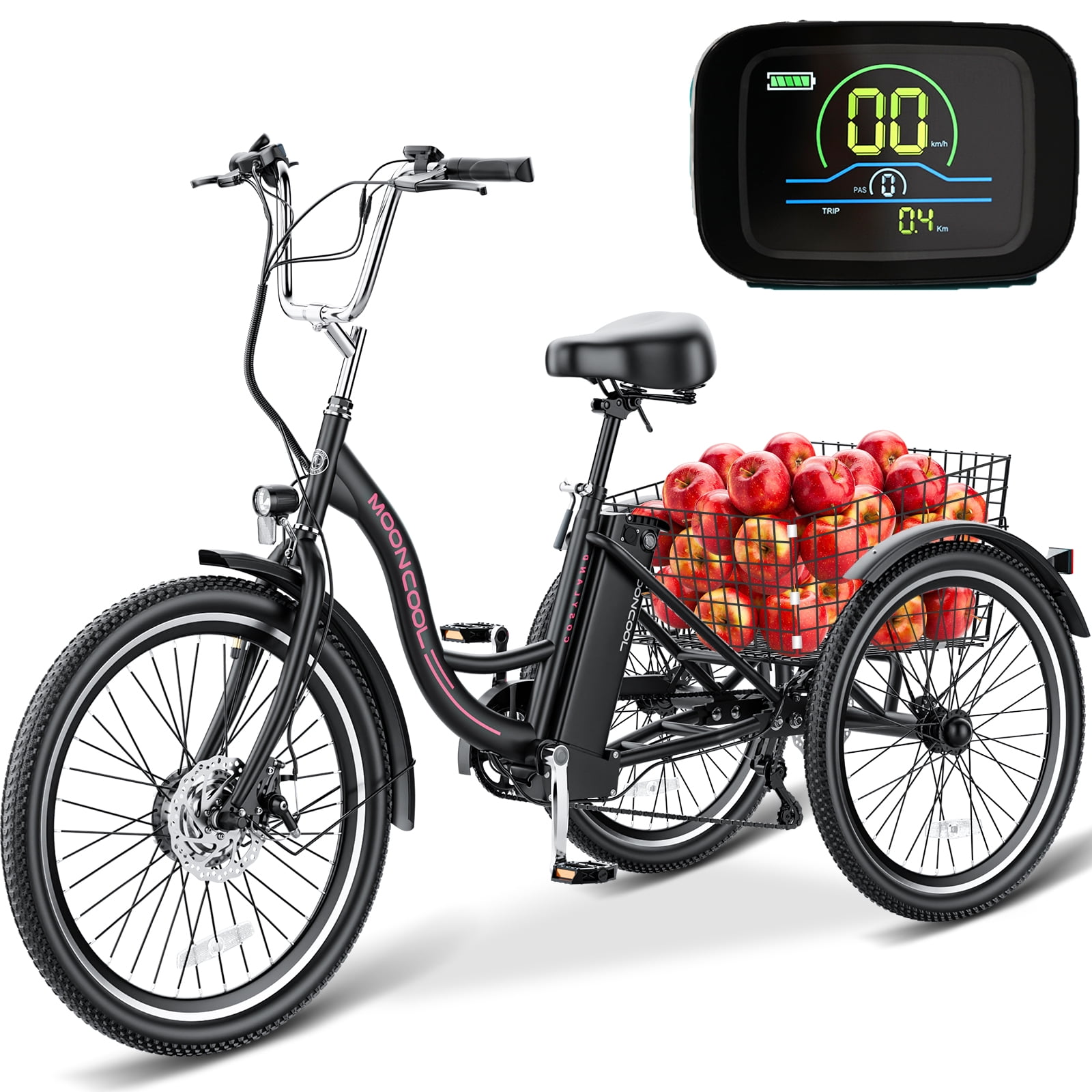 three wheel bike electric motor