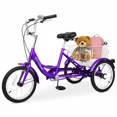 thumbnail image 1 of Lilypelle 16 inch Tricycle Kids Trikes for Beginner Riders, Single Speed 3 Wheel Bikes for Boys Girls, Low Step Through Three-Wheeled Bicycles with Rear Basket, 1 of 8