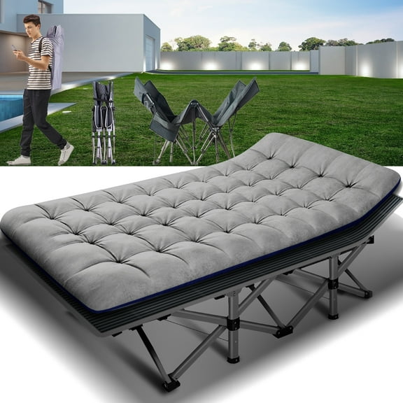 Lilypelle Folding Camping Cot for Adult,Portable Fold Up Cot, Sleep Cot for Home/Office/Hospital
